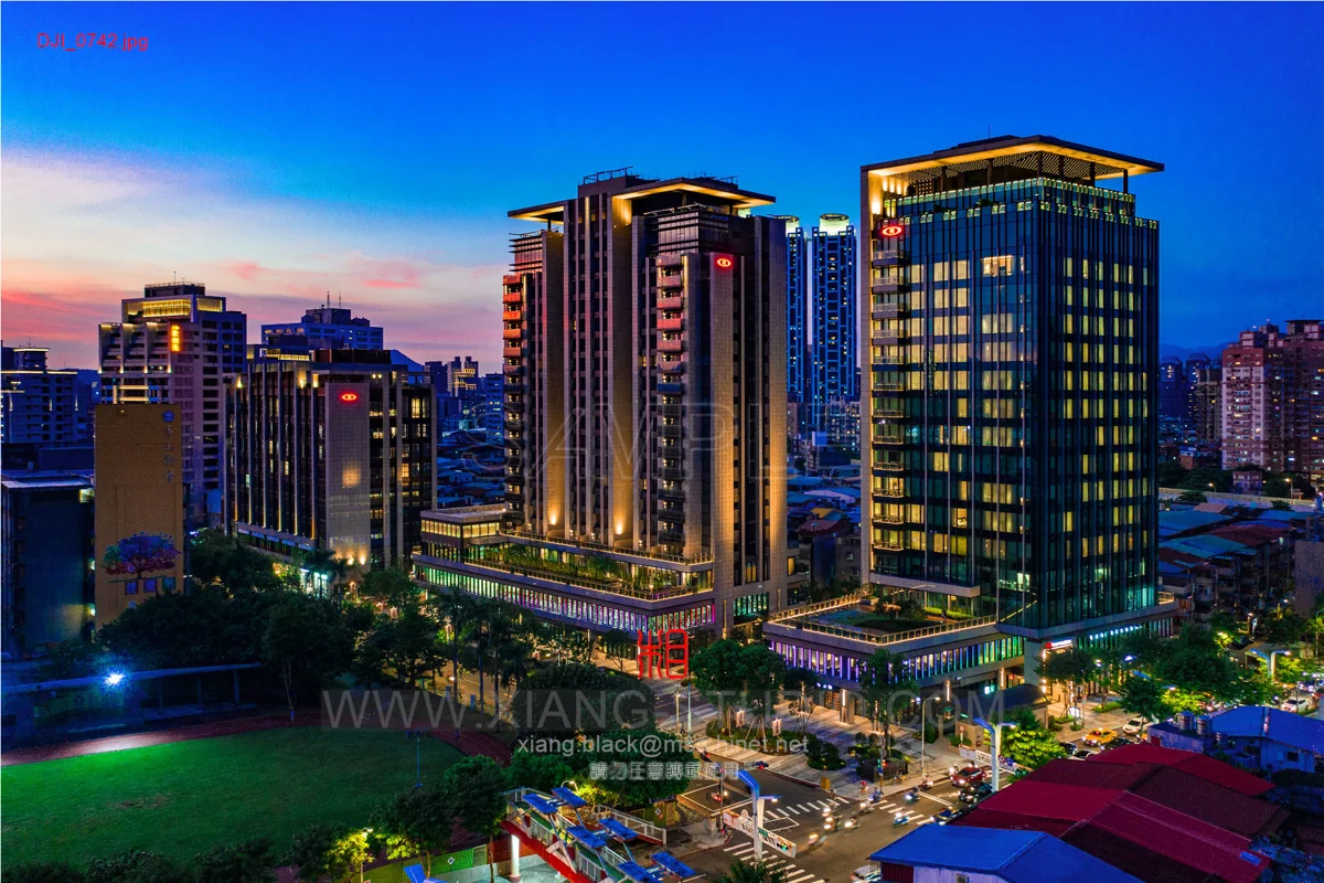 城市建築夜景