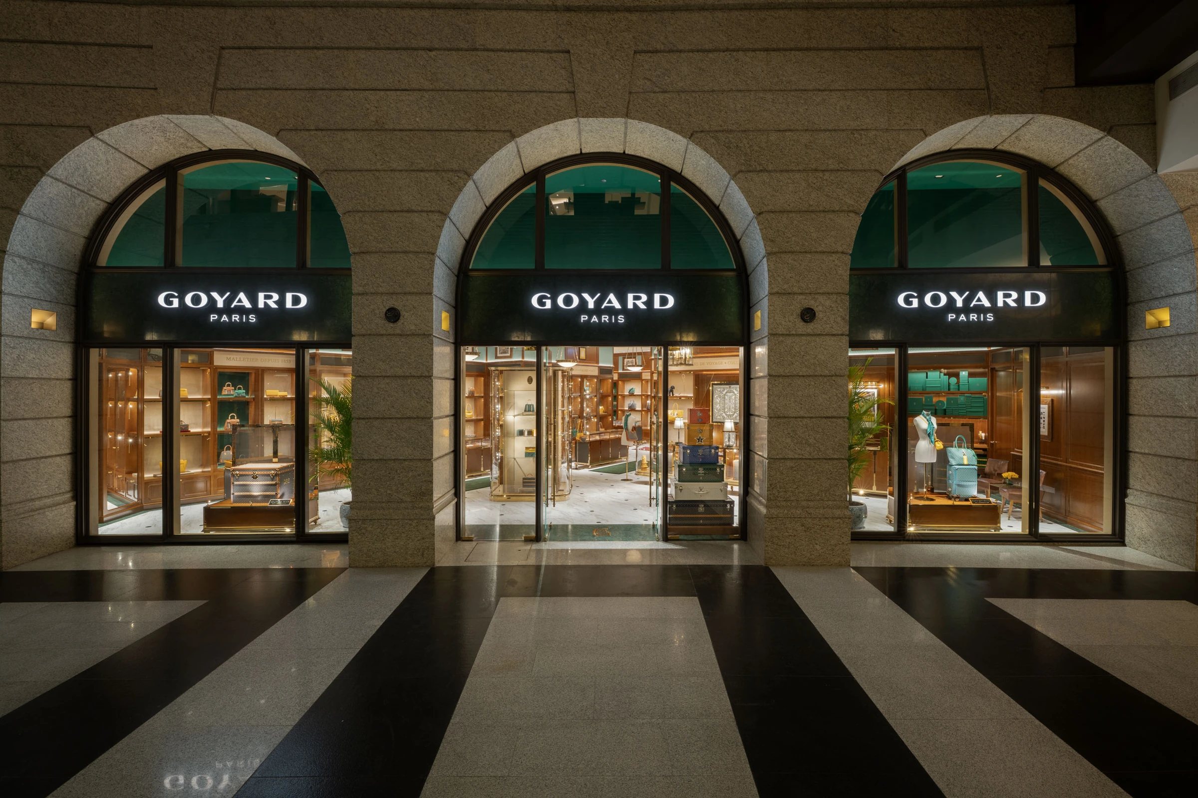 GOYARD 精品店鋪立面與品牌展示
